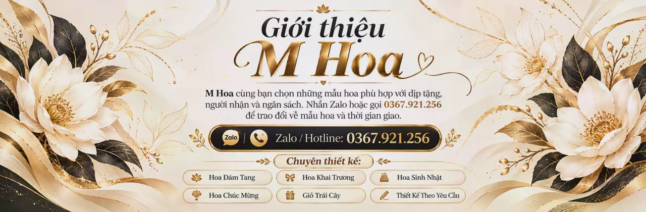 Ảnh bìa Shop hoa tươi Xã Xuân Viên Phú Thọ - Gửi hoa đẹp, trao lời thương
